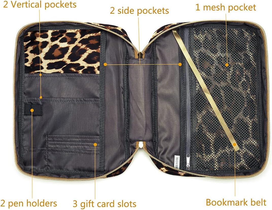 Bible Covers for Women Girls Bible Case Large Size with Pockets Strap Zipper LDS Bible Book Carrying Case for Mother Ladies Inspiring Christmas Gifts Bible Journal Protective Carrier Church Floral