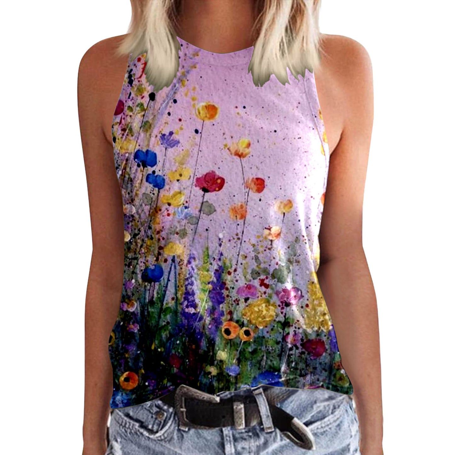 Creative 3D Digital Printed T-shirt Female