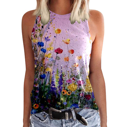 Creative 3D Digital Printed T-shirt Female