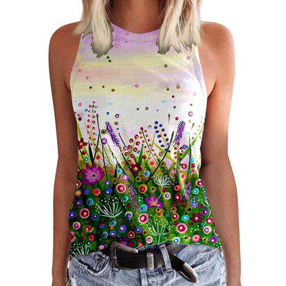 Creative 3D Digital Printed T-shirt Female