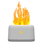 Flame Aroma Diffuser Air Humidifier Ultrasonic Cool Mist Maker Fogger Led Essential Oil Flame Lamp Difusor