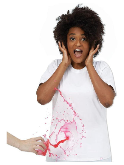 Neat White Basic Crewneck Short Sleeve Cotton Polyester Water Repellent Tops T Shirts Tee For Women