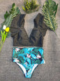 Sexy Swimsuit Printed Split Bikini Swimsuit Women Swimwear