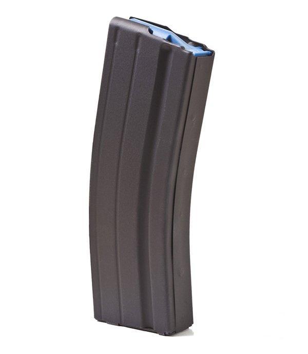 Asc Rifle Magazines Asc ASC AR Family Rifle Magazine Blue Follower 6.5 Grendel Black Stainless Steel 25/rd