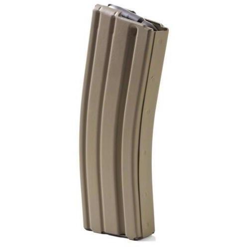 Asc Rifle Magazines Asc ASC AR Family Rifle Magazine Black Follower Dark Earth Stainless Steel 223 Remington 30 Round