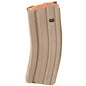 Asc Rifle Magazines Asc ASC AR Family Rifle Magazine Orange Follower Dark Earth Stainless Steel 223 Remington 30 Round