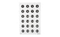ACTION TGT 24 3" NMBR CIRCLES 100PK