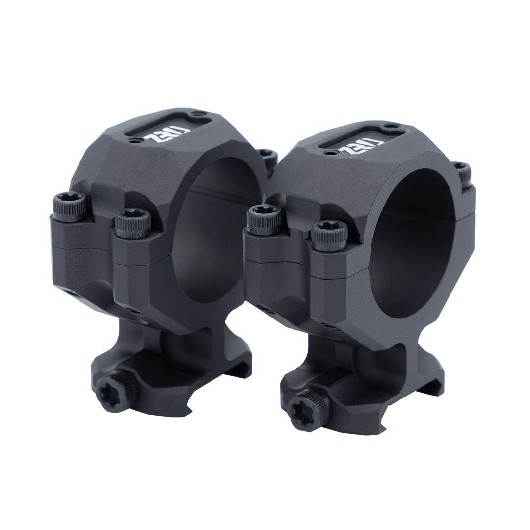 ZRO Delta LLC Scope Rings ZRO Delta LLC ZRO Delta 30MM Stealthcut Rings 1.25" Black