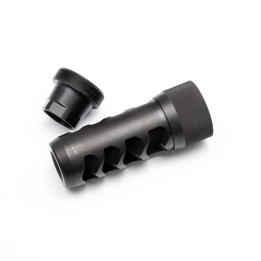 Area419 Muzzle Devices Area419 Area 419 Sidewinder Magnum Self Timing Muzzle Brake 30 cal 3/4-24 Thread Black Nitride