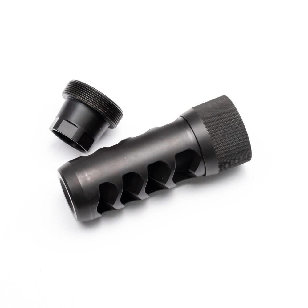 Area419 Muzzle Devices Area419 Area 419 Sidewinder Magnum Self Timing Muzzle Brake 338 cal Black Nitride 3/4-24