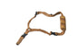 American Tactical Inc-ATI Slings American Tactical Inc-ATI ATI Rukx Tactical Single Point Bungee Sling Tan