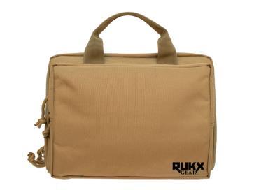 American Tactical Inc-ATI Shooting|Handgun Cases American Tactical Inc-ATI ATI Double Pistol Case Tan Rukx Gear
