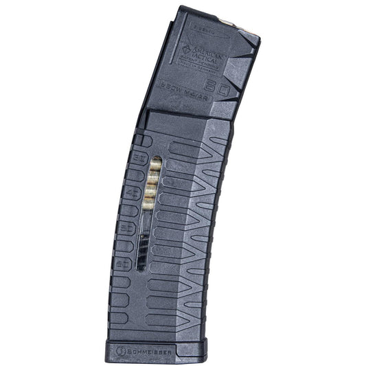 American Tactical Inc-ATI Rifle Magazines American Tactical Inc-ATI ATI Schmeisser S60 AR15 Rifle Magazine Window G2 MLE 5.56/223 cal 60/rd