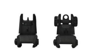 American Tactical Inc-ATI Rifle Sights American Tactical Inc-ATI ATI Tactical Flip Up Front & Rear Back Up Sight - Polymer