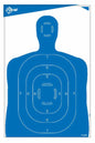 Allen Paper Targets Allen EZ AIM Blue SiLeft Handouette Paper Targets 23"x35"- 4/ct