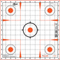 Allen Paper Targets Allen EZ AIM Paper Targets Sight-In Grid 12x12 -12/ct