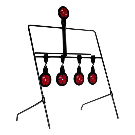 Allen Steel Targets Allen EZ-Aim Deflector Resetting Spinner Target System 16"W x 22.25"H Black/Red