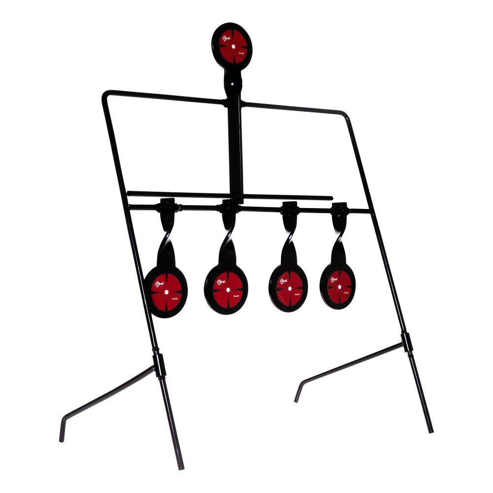 Allen Steel Targets Allen EZ-Aim Deflector Resetting Spinner Target System 16"W x 22.25"H Black/Red