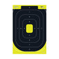 Allen Paper Targets Allen EZ Aim Splash Reactive Paper Target IPSC SiLeft Handouette 12.5"x18.25" Yellow and Black 30 per Pad