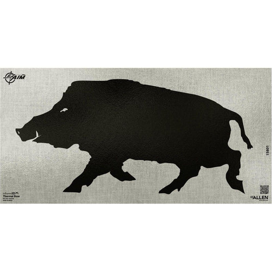 Allen Shooting|Paper Targets Allen EZ Aim Thermal ID Boar Paper Target 24"x12" Grey