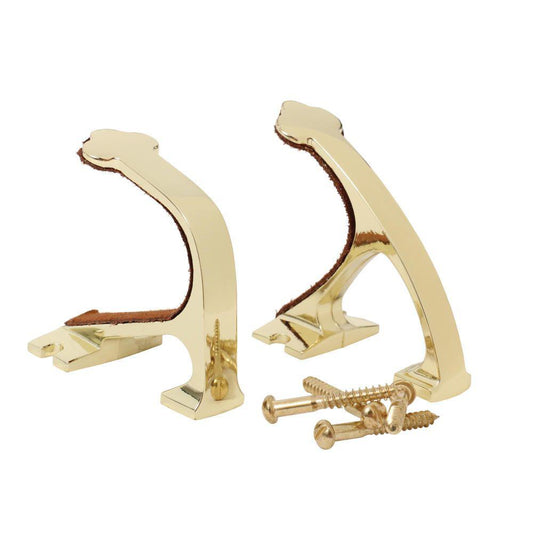 Allen Storage &amp; Organization Accessories Allen Shotgun and Rifle Wall Mount Hooks Brass
