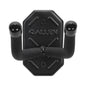 Allen Storage &amp; Organization Accessories Allen Defender Double Hooks with Metal Mounting Plate Black