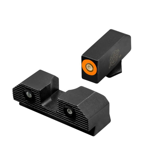 Xs Sight Systems Optics|Night Sights Xs Sight Systems  XS Sight Systems R3D 2.0 Night Sights for Glock 20/21/29/30/30S/37/40/41 Orange Front with Black Rear