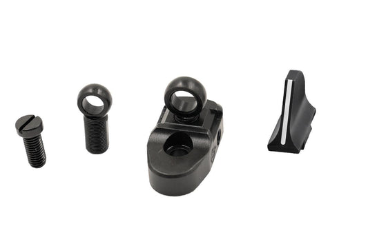 Xs Sight Systems Rifle Sights Xs Sight Systems  XS Sights Henry Ghost Ring Sight Set .357 Magnum Dovetail - Black Steel