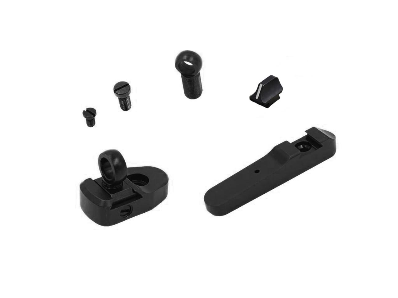 Xs Sight Systems Rifle Sights Xs Sight Systems  XS Sight Systems Henry Ghost Ring Sight Set 44 Magnum with Ramp & Screw-On Front Sight