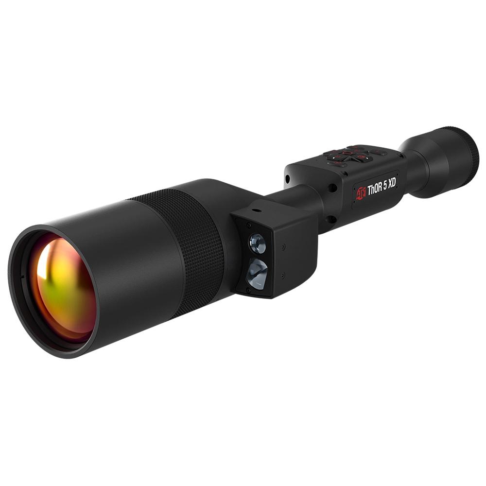 American Technologies Network Thermal Rifle Scopes American Technologies Network ATN Thor 5 XD LRF Thermal Rifle Scope 4-40x 1280x1024 12 Micron Black