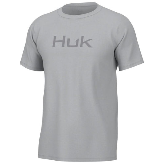 HUK Short Sleeve Shirts HUK Huk Logo Short Sleeve Shirt Harbor Mist L