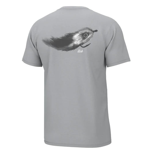 HUK Short Sleeve Shirts HUK Huk Streamer Fly Short Sleeve Shirt Harbor Mist L