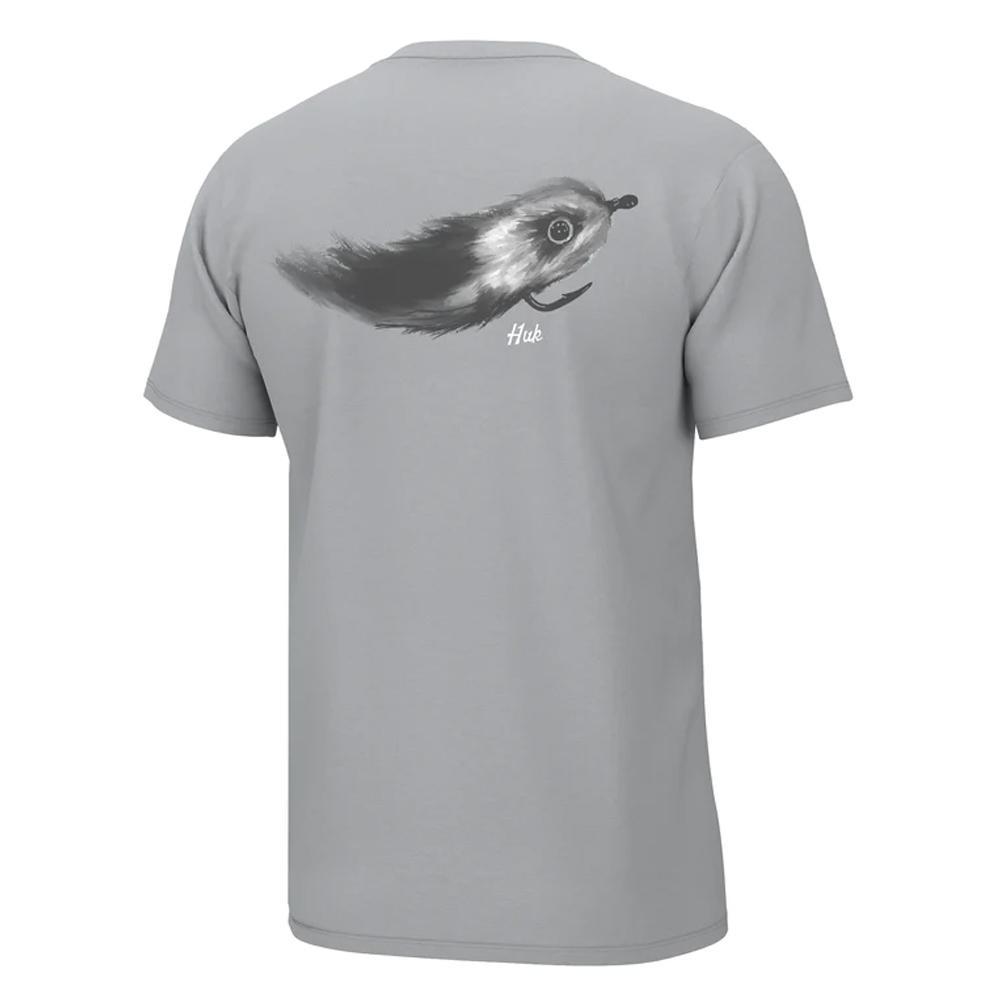 HUK Short Sleeve Shirts HUK Huk Streamer Fly Short Sleeve Shirt Harbor Mist M