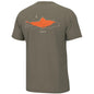 HUK Short Sleeve Shirts HUK Huk Moon Trout Short Sleeve Shirt Overland Trek S