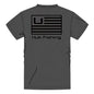 HUK Short Sleeve Shirts HUK Huk Huk and Bars Short Sleeve Shirt Volcanic Ash L
