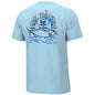 HUK Short Sleeve Shirts HUK Huk Tuna Skull Short Sleeve Shirt Crystal Blue XL