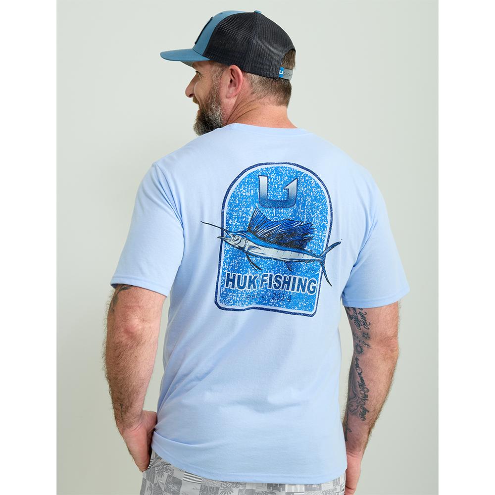 HUK Short Sleeve Shirts HUK Huk KC Badge Series Short Sleeve Shirt Windsurfer S