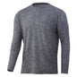 HUK Long Sleeve Shirts|Clothing &amp; Footwear HUK Huk Waypoint Running Lakes Long Sleeve Shirt Volcanic Ash S