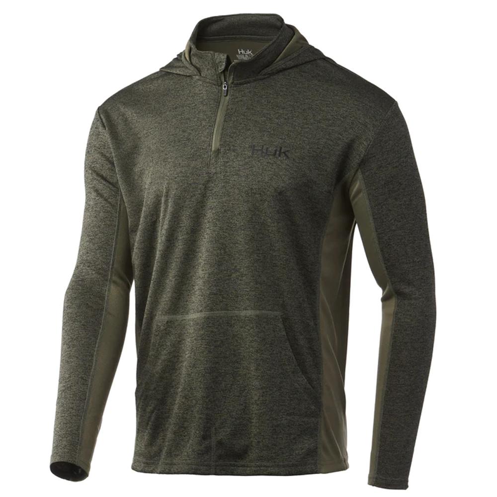 HUK Hoodies &amp; Sweatshirts HUK Huk Icon X Coldfront Hoodie Heather Moss L