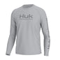 HUK Long Sleeve Shirts HUK Huk Vented Pursuit Long Sleeve Shirt Harbor Mist S