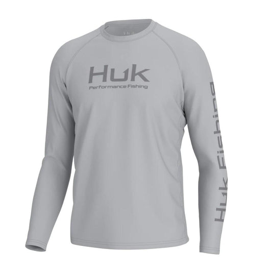 HUK Long Sleeve Shirts HUK Huk Vented Pursuit Long Sleeve Shirt Harbor Mist 2XL