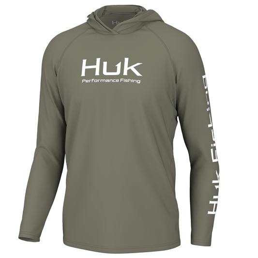 HUK Hoodies &amp; Sweatshirts HUK Huk Vented Pursuit Long Sleeve Hoodie Moss XL