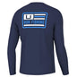 HUK Long Sleeve Shirts HUK Huk Farm Pursuit Long Sleeve Shirt Naval Academy M