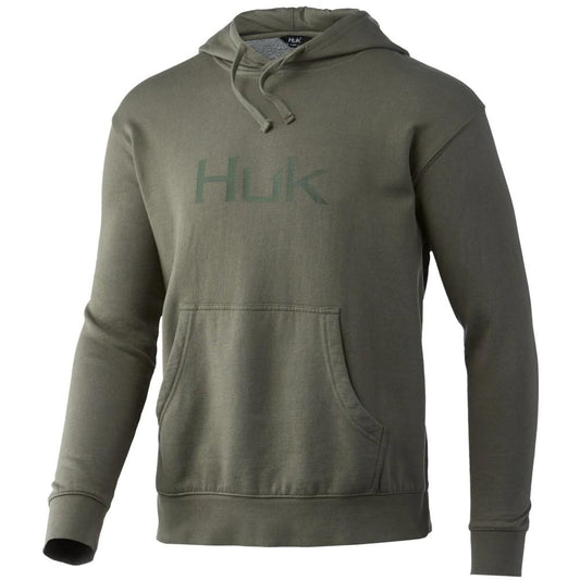 HUK Hoodies &amp; Sweatshirts HUK Huk Logo Cotton Hoodie Moss S