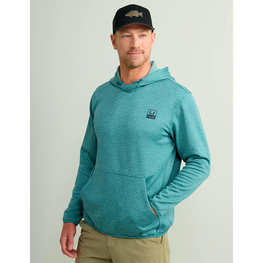 HUK Hoodies &amp; Sweatshirts HUK Huk Huk'd Up Performance Fleece Hoodie Storm Blue Heather XL