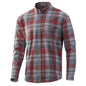 HUK Long Sleeve Shirts|Clothing &amp; Footwear HUK Huk Rutledge Fishing Flannel Volcanic Ash S