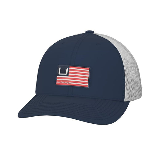 HUK Caps Hats &amp; Beanies|Hats HUK Huk Huk and Bars Trucker Hat Sargasso Sea