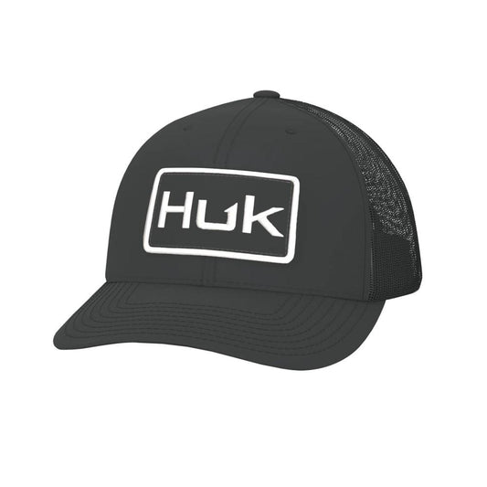 HUK Caps Hats &amp; Beanies|Clothing &amp; Footwear HUK Huk Logo Trucker Hat Black