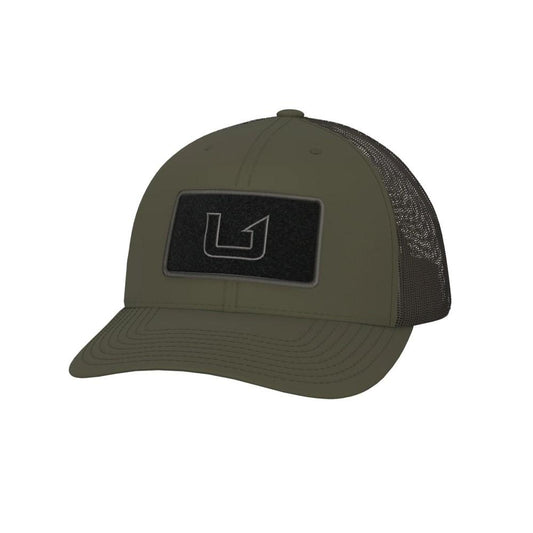 HUK Caps Hats &amp; Beanies HUK Huk Fly Patch Trucker Hat Moss