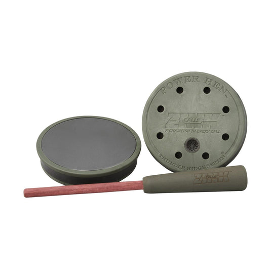 AVIAN Slate &amp; Glass Calls AVIAN Zink Thunder Ridge Series Pot Call Slate